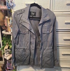 Grey military jacket